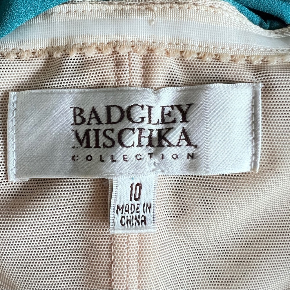 Badgley Mischka Teal Dress - Picture 11 of 16